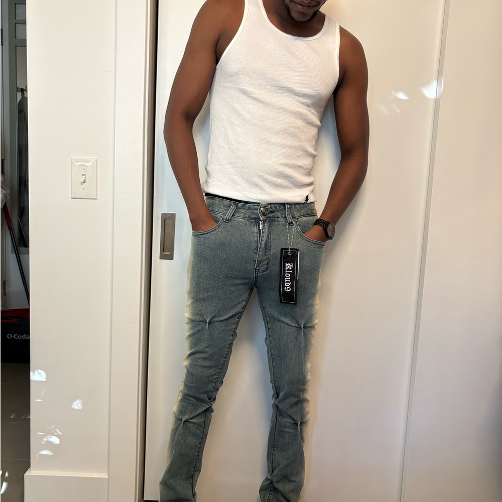 Kloud9 Men's Blue Skinny Jeans